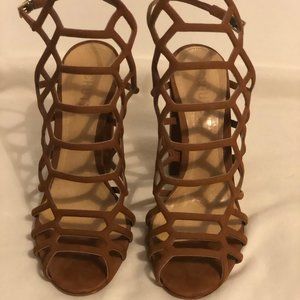 Super Cute Strappy Faux Suede Platforms